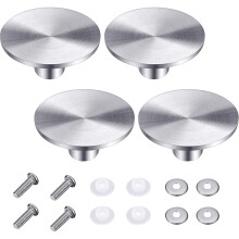 4 Sets Dutch Oven Knob Stainless Steel Replacement Knob Pot Lid Handle for , Aldi, Lodge Enameled Dutch Oven