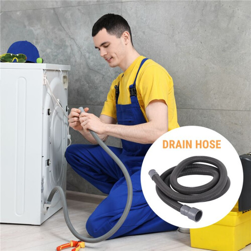 Automatic Drum Washing Machine Drain Pipe Drain Hose Fittings, 2 Meter 2