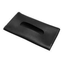 Auto Papiertuch Box Handtuch Sets Auto Sonnen Blende PU Leder Papiertuch Box Halter Auto Papiertuch Halter für Autos Schwarz