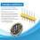 5Pcs INMP441 Omnidirectional Microphone Module MEMS High Precision Low Power I2S Interface Support ESP32 6