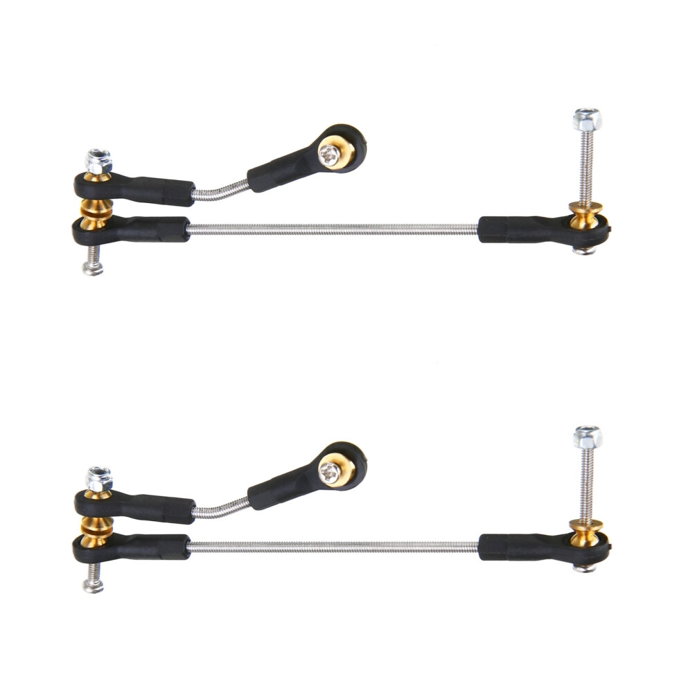Photos - Parts for Drones & RC models 2 Set Steering Pull Rod Servo Rod Upgrade Parts for WPL B14 B24 B16 B36 C14 C24 C44 1/16 RC Car Accessories