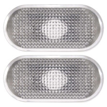 Indicateur de Lampe de RéPéTeur de LumièRe D'Aile de Feu de Position LatéRal de Voiture pour Tiida Livina Versa Quest Micra 2005 2006 2007