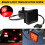 Luz de Freio Defumada de 15 LEDs de 2 Polegadas DRL Trailer Hitch Cover Encaixe Reboque e Transporte com Pino 12V 2