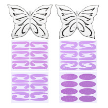 Eyeliner Stencil Stickers with Multiple Styles, Fits Any Eye Shape, Reusable Winged Eyeliner Tool