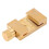 2Pcs Brass Scribe Ruler Positioning Limit Blocks for Accurate Marking 12