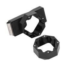 Portable Aluminium Cue Chalk Holder Clip Octagon