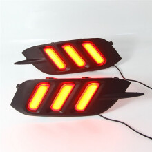Car LED DRL Daytime Running Lights Rear Bumper Brake Light Tail Light Fog Lamp for 10Th Gen 2016-2019