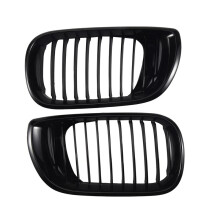 Gloss Black Front Hood Kidney Grill for - E46 3 Series 2002-2005 4D Sedan 318I 320I 323I 328I Front Bumper Grille