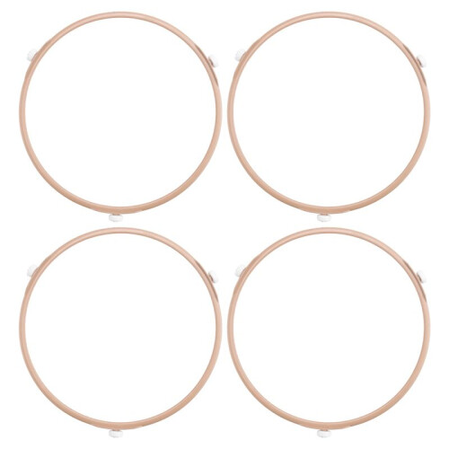 4Pack Microwave Roller Ring Microwave Oven Turntable Ring Plate Tray Support Ring for Glass Plate Tray Supporting