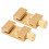 2Pcs Brass Scribe Ruler Positioning Limit Blocks for Accurate Marking 1
