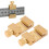 2Pcs Brass Scribe Ruler Positioning Limit Blocks for Accurate Marking 16