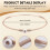 4Pack Microwave Roller Ring Microwave Oven Turntable Ring Plate Tray Support Ring for Glass Plate Tray Supporting 3