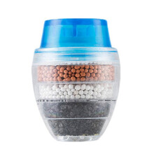 Activated Carbon Faucet Filter Faucet Nozzle Water Filter Kitchen Tap 5 Layers Filter Purifier for Home Use ()