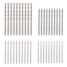 40 Pieces 0.5mm-2.0mm Straight Shank Drill Bit Set Tiny Small Drill Bits Full-Ground HSS Twist Drill for Dil
