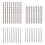 40 Pieces 0.5mm-2.0mm Straight Shank  Drill Bit Set Tiny  Small Drill Bits Full-Ground HSS Twist Drill for Dil 2