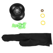 BEBOO YOYO A1 Yoyo para CriançAs, Yoyo para Iniciantes Liga de AlumíNio Yoyo, FáCil de Devolver e Truques de PráTica, Preto