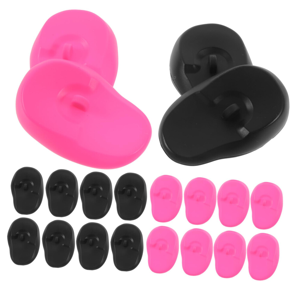 Hair Dye Ear Protectors Silicone Ear Covers Reusable Washable for Salon and Home Use 10 Pairs