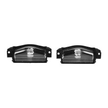 2 StüCk Auto Kennzeichen Nummernschild Lampe Licht Schalen Abdeckung für 2 3 M2 M3 2011-2013 BP4K-51-274 BBM4-51-274 BS1E-51-274