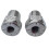 1 Pair 3/8inch Female Thread Positive Negative Battery Post Terminal Adapters Battery Cable Terminals 6