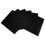 6x Reusable Non-Stick Black Gas Range Stove Top Burner Covers Protector Liner 6
