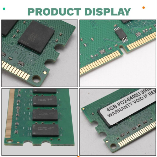 4Gb 4G Ddr2 800Mhz Pc2-6400 Computer Memory Ram Pc Dimm 240-Pin Compatible  Platform for  Dedicated Desktop Memory 1
