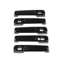 Gloss Black Outside Exterior Door Handle Protector Cover Trim for G-Class W461 W463 G55 G63 G500 2001-2021