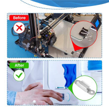 12 StüCk Glas Bett Feder Drehbar Clips für 3 Pro, 3S, 5 Pro,CR-20 PRO,CR-10S Pro 3D Drucker