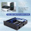 2 X Painel Frontal USB 3.0 com Dispositivo / HDD de 3,5 Polegadas ou SSD / HDD de 2,5 Polegadas para Suporte de Bandeja de Unidade óPtica para 7