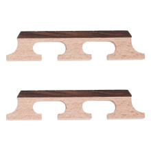 2 StüCk Banjo BrüCke 5-Saiter Ahorn Banjo Bridge Holz ZubehöR