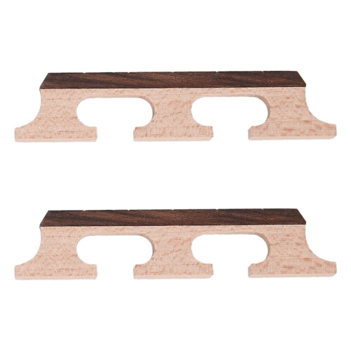 2Pcs Banjo Bridge 5-String Maple Banjo Bridge Wooden Accessories