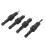 Precision Countersunk Drills 4Pcs Hex Shank - Cemented Carbide for Screws 12