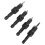 Precision Countersunk Drills 4Pcs Hex Shank - Cemented Carbide for Screws 7