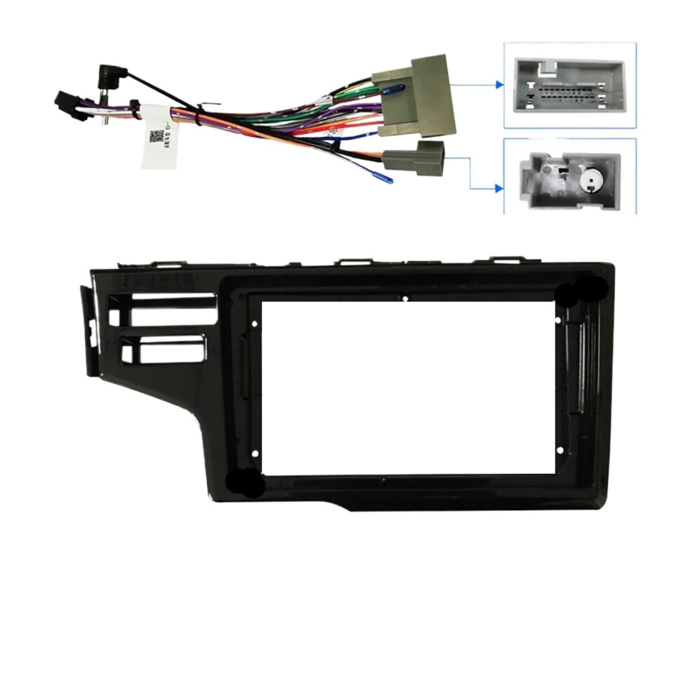 Car Radio Dash Kit Oem Fit For Honda Jazz 20142019, 2 Din 9 Inch Stereo Installation Frame 9169991208534