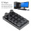 Mechanical Gaming Keypad 12 Keys & 2 Knobs Acrylic USB Compact OSU Keyboard 5