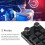 Mechanical Gaming Keypad 12 Keys & 2 Knobs Acrylic USB Compact OSU Keyboard 7