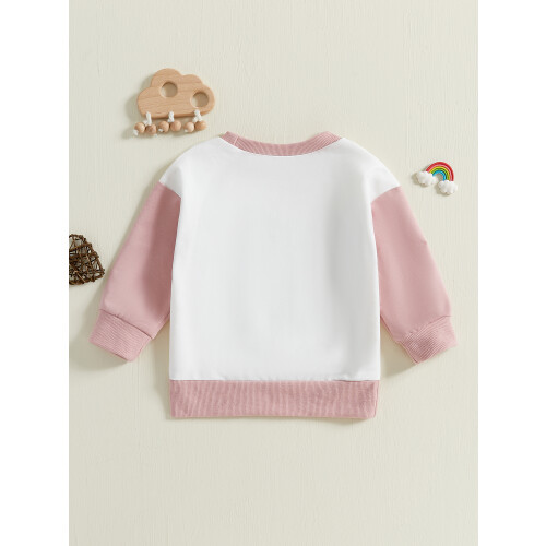 (18-24 Months, White) Παιδικό φούτερ κοριτσιών, με κουκούλα. 2