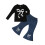 (5-6 Years, Black) Σετ παντελονιών για φθινοπωρινό outfit 1