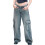 (XL, Blue) Γυναικείο τζιν Baggy εξωτερικό χώρο 1
