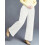 (XXXL, White) Γυναικείο παντελόνι μεγάλα φαρδιά μπατζάκια. 4