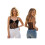 (XL, Black) Γυναικείο καλοκαιρινό αμάνικο τοπ με δαντέλα και στενή γραμμή 2
