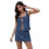(L, DEEP BLUE) Γυναικείο τζιν σετ φούστα, Clubwear 1