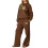 (XL, Dark Brown) Σετ παντελονιού, φούτερ αθλητικά ρούχα 1