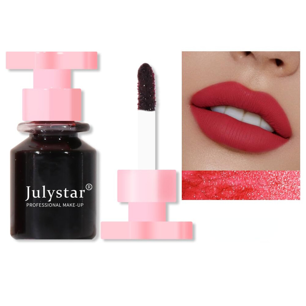 Matte Liquid Lipstick 06 Long Lasting Lip Gloss Transfer Proof Hydrating Smooth Glide