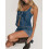 (L, Blue) Γυναικείο τζιν σετ φούστα, Clubwear 7