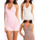 (XL, White) Canotta da donna e corsa. 2