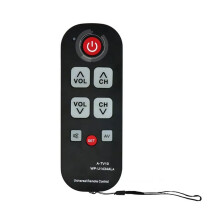 A-TV10 TV Remote with Buttons for Seniors Universal Controller Simple Waterproof Remote Control for All TV Models
