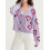 (S, Light Purple) Pulls boutonnés pour pour l'automne. 5