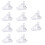 10Pcs Nail Tip Clips for Extension Forms Acrylic UV LED Nail Builder Clamp Secure Form Hold 1