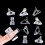 10Pcs Nail Tip Clips for Extension Forms Acrylic UV LED Nail Builder Clamp Secure Form Hold 4