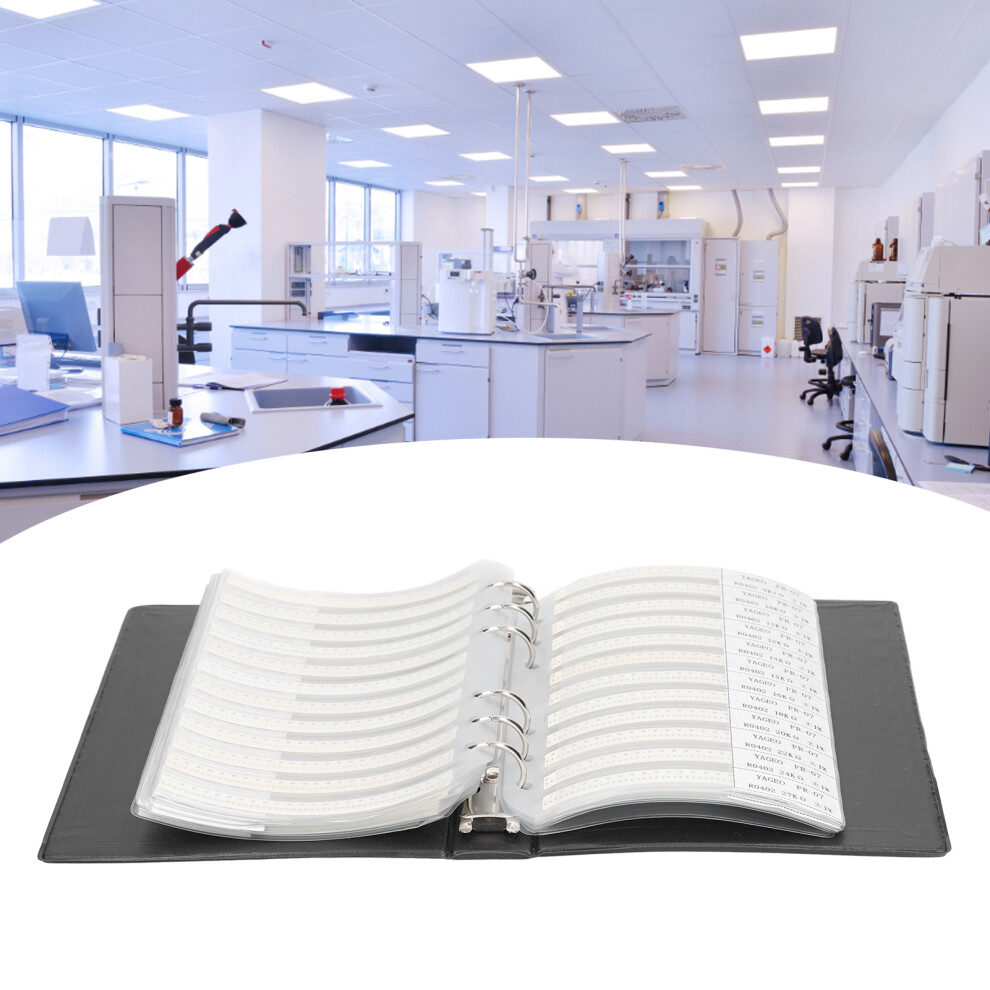 Lab-Ready Smd Resistor Sample Book 8500Pcs 170 Types 0402 High Accuracy Chips 9421375066117